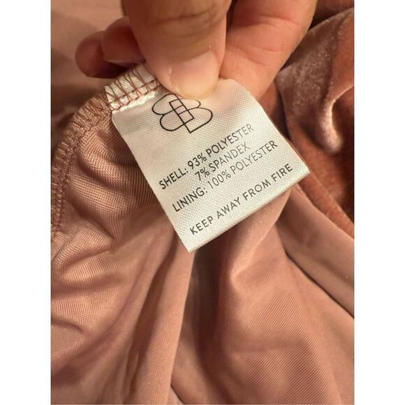 Baltic Born Pink Short Sleeve V-Neck Meghan Velvet Wrap Maxi Dress Small - Picture 5 of 8